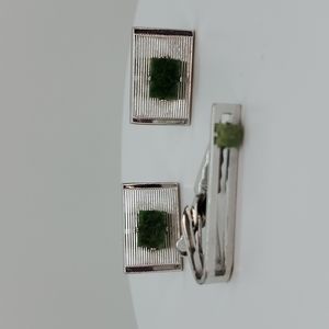 Vintage tie clip and cuff links set